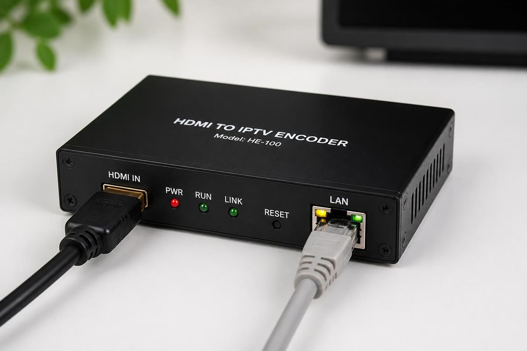 HDMI IPTV: Turn Any HDMI Source Into a Live Stream — IPTV Encoder guide illustration